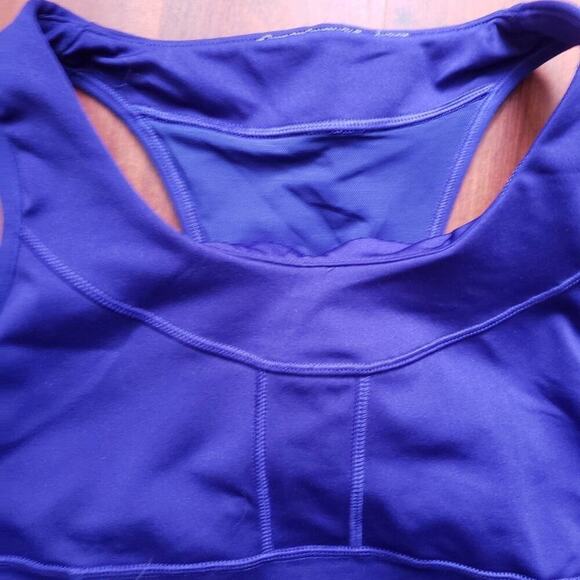 ATHLETA BLUE SPACE DYE CYCLING JERSEY SIZE SMALL - Picture 6 of 6